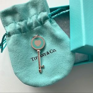 Tiffany & Co. Heart Key Necklace Pendant